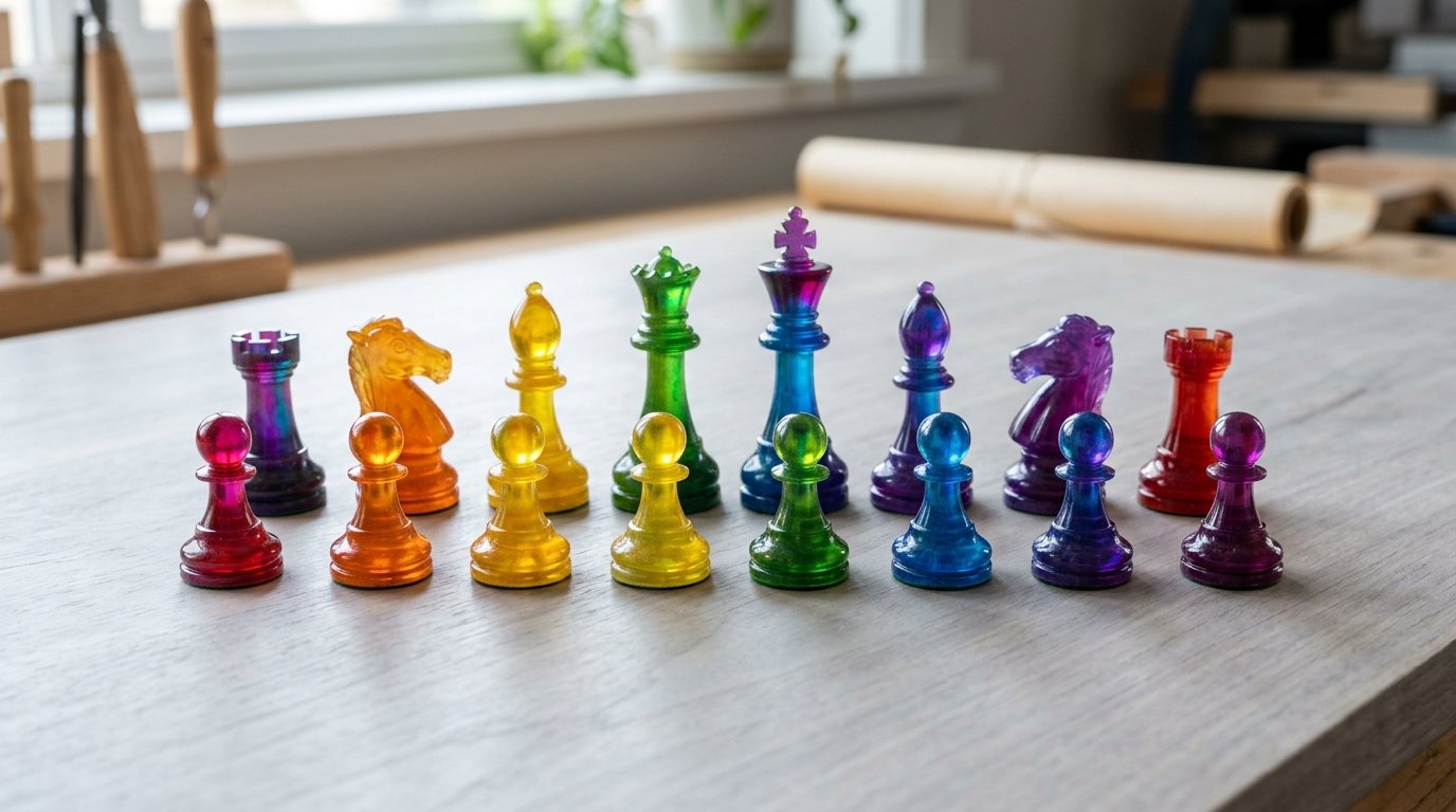 How to Make Rainbow Style Chess With Resin: Step-by-Step Guide - Image 2