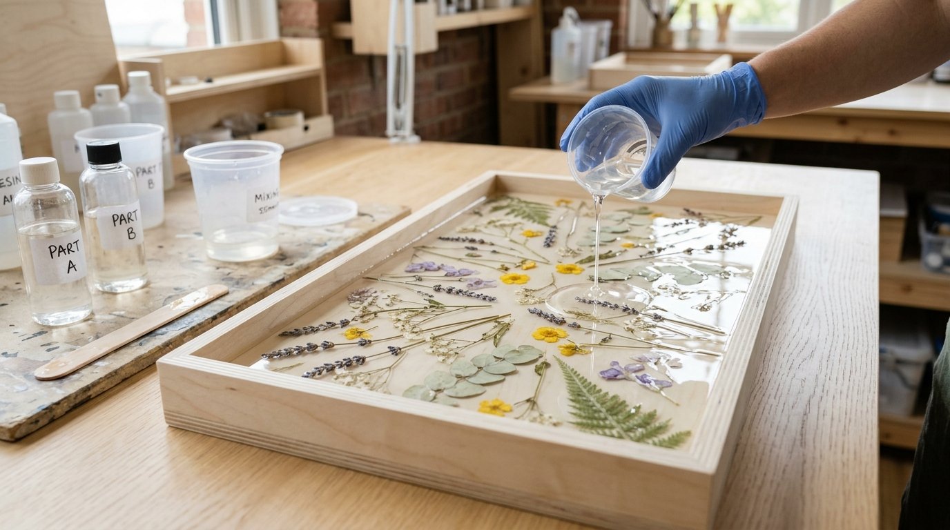 How to Make an Amazing Resin Flower Table Step by Step - Image 2