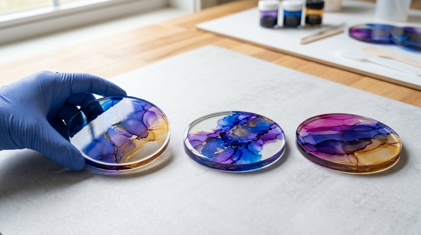 How to Use Alcohol Ink in Resin for Vibrant Color Effects - Image 2
