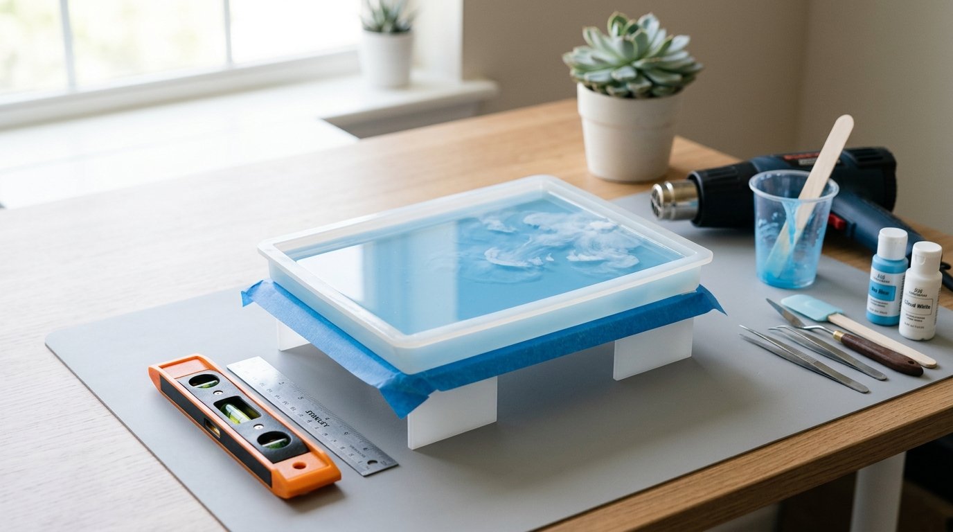 How to Make a Cloudy Sky Effect in Resin Projects - Image 1