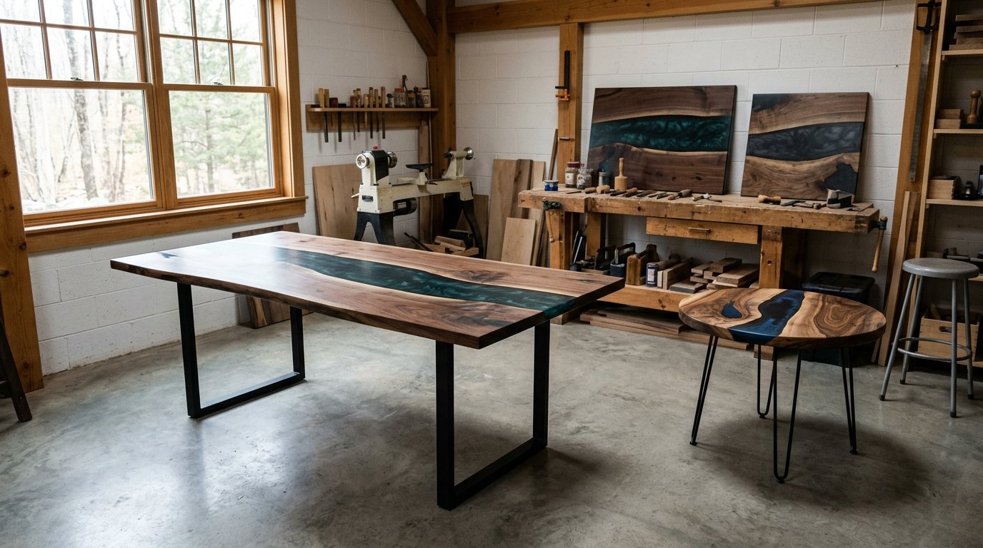 The 7 Most Unique Deep Pour Epoxy Tables We’ve Ever Seen - Image 1