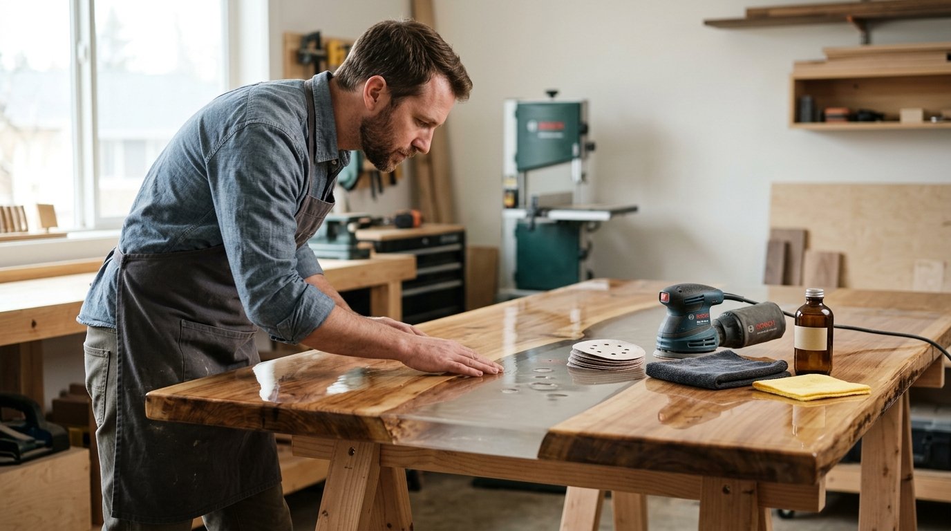 How to Table Top Epoxy Over Deep Pour Epoxy: Step-by-Step Guide - Image 2