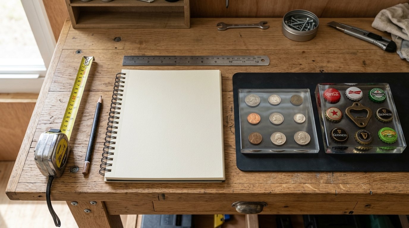 Man Cave Bar Top Ideas Using Clear Epoxy Resin: 5 Durable Designs - Image 1