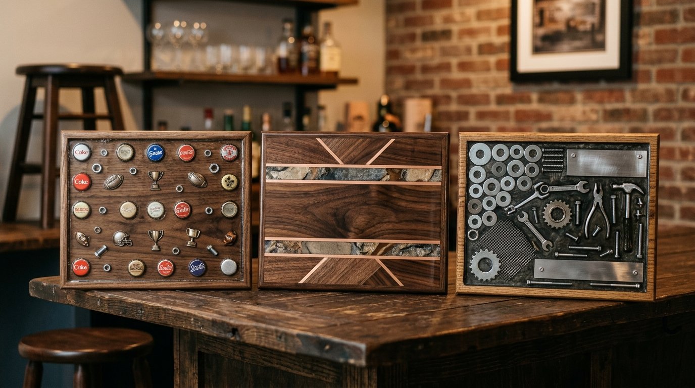 Man Cave Bar Top Ideas Using Clear Epoxy Resin: 5 Durable Designs - Image 2