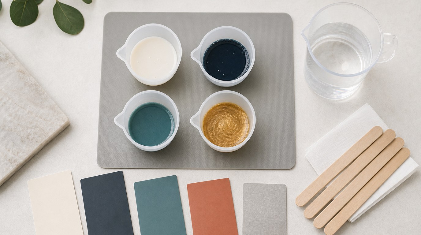 Colored Dirty Pour Epoxy Tutorial: Step-by-Step Resin Crafting Guide - Image 1