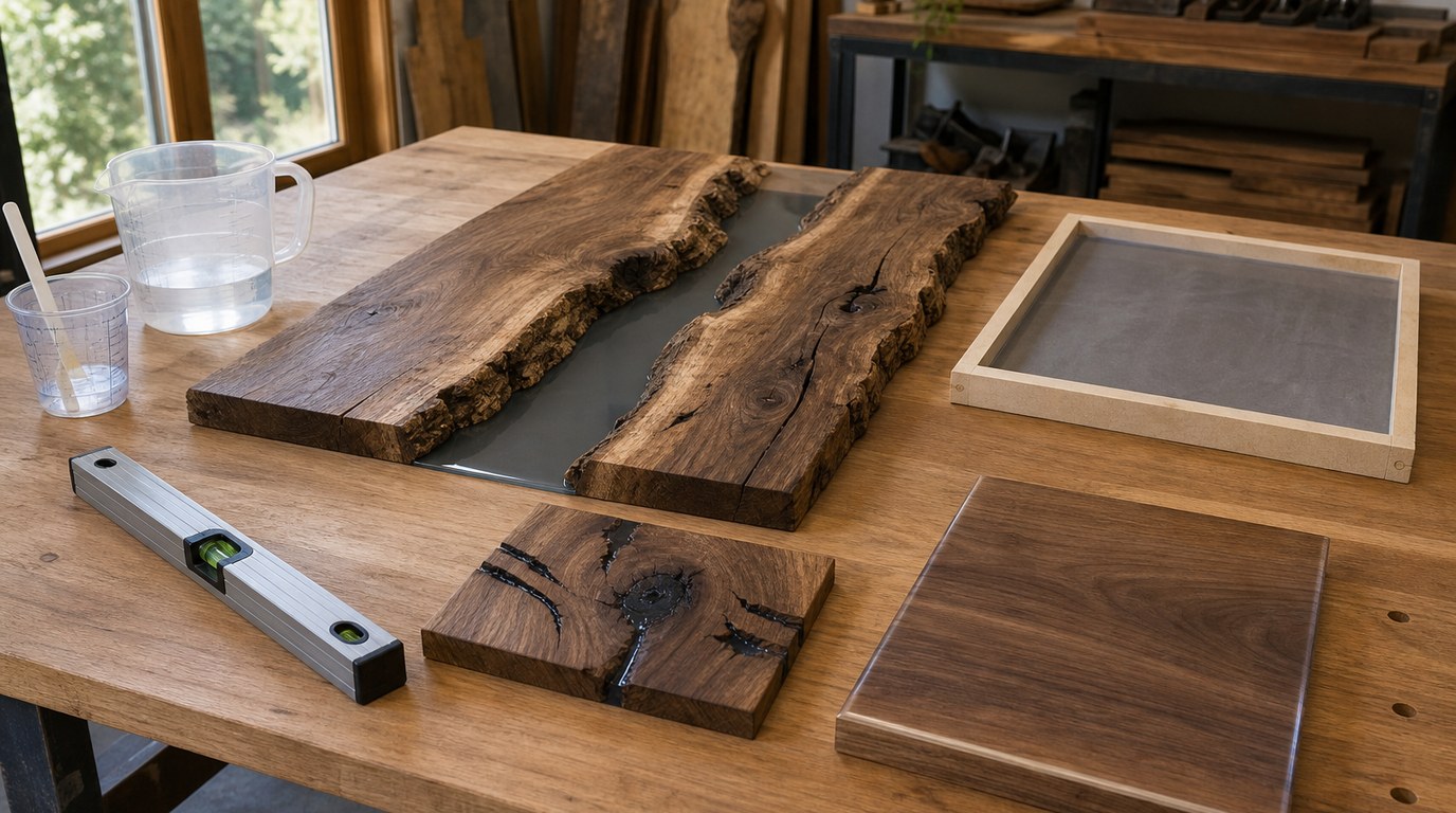 DIY Epoxy Resin Dinner Table: Step-by-Step Guide for Beginners - Image 1