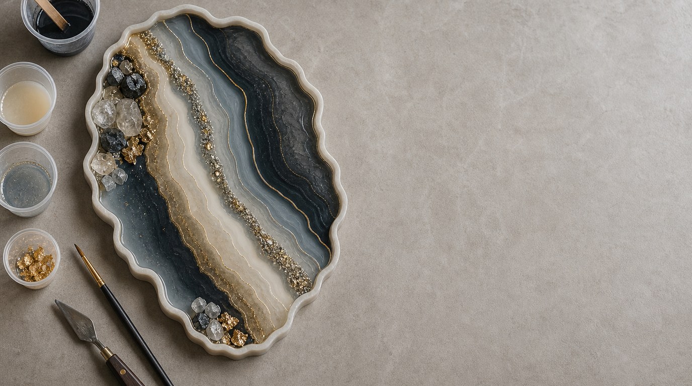 Three Epoxy Resin Pour Tutorials for Beginners: Basic, Ocean, and Geode - Image 2