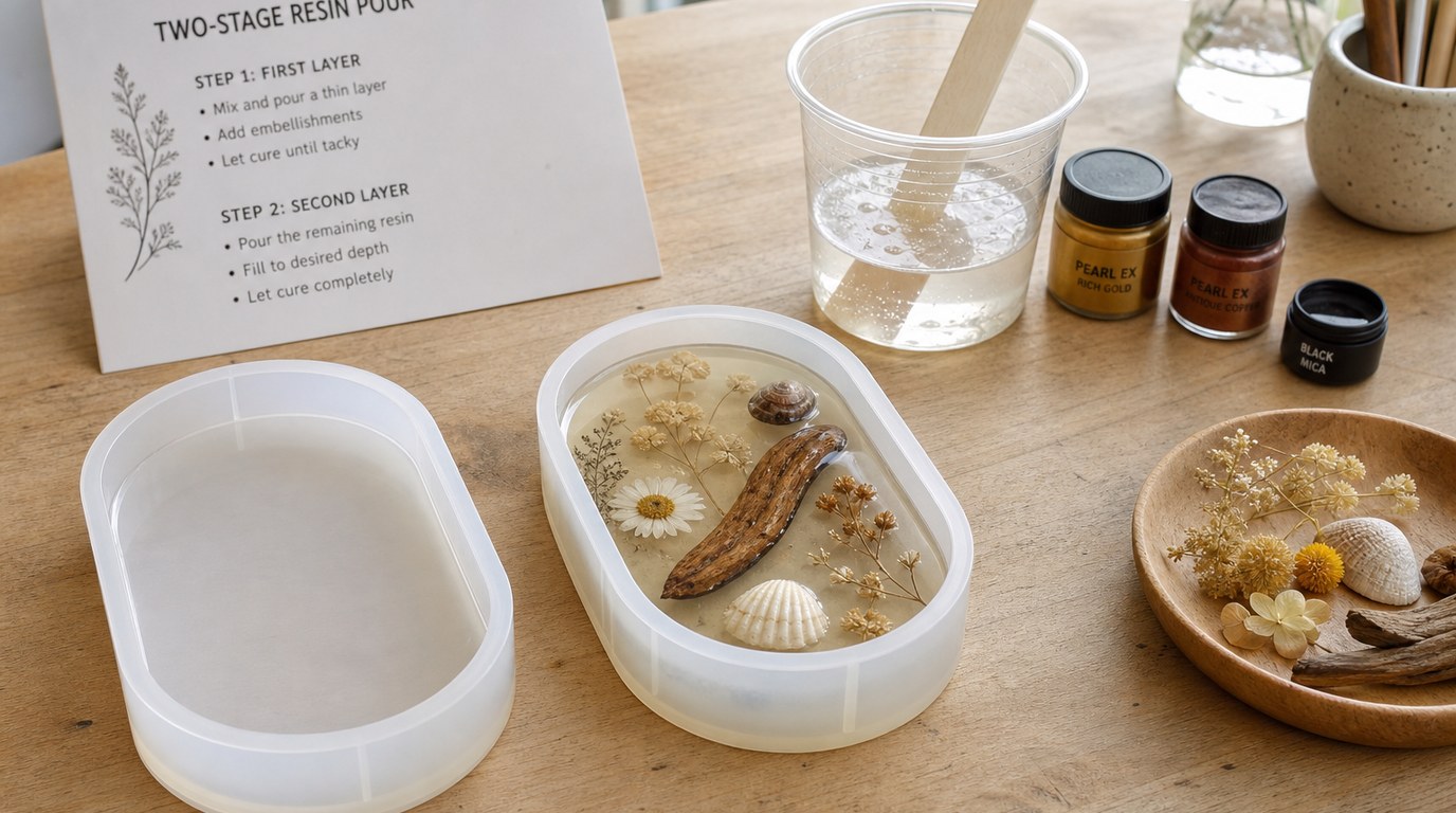 DIY Epoxy Resin Two Stage Pours: A Step-by-Step Guide - Image 1