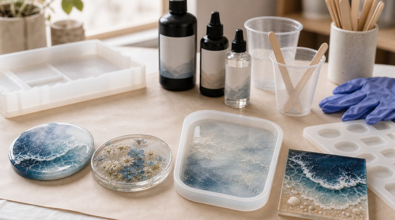 Multicolored Epoxy Resin Pour Tutorial: Step-by-Step Beginner Guide - Image 1
