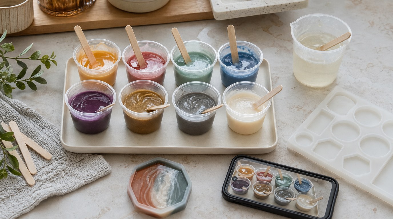 Multicolored Epoxy Resin Pour Tutorial: Step-by-Step Beginner Guide - Image 2
