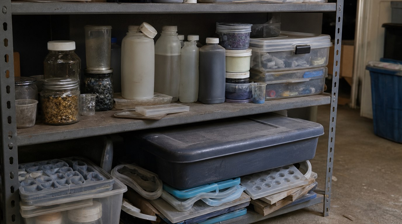 Stop Ruining Your Epoxy: Proper Storage Tips for Resin, Pigments, and Molds - Image 2