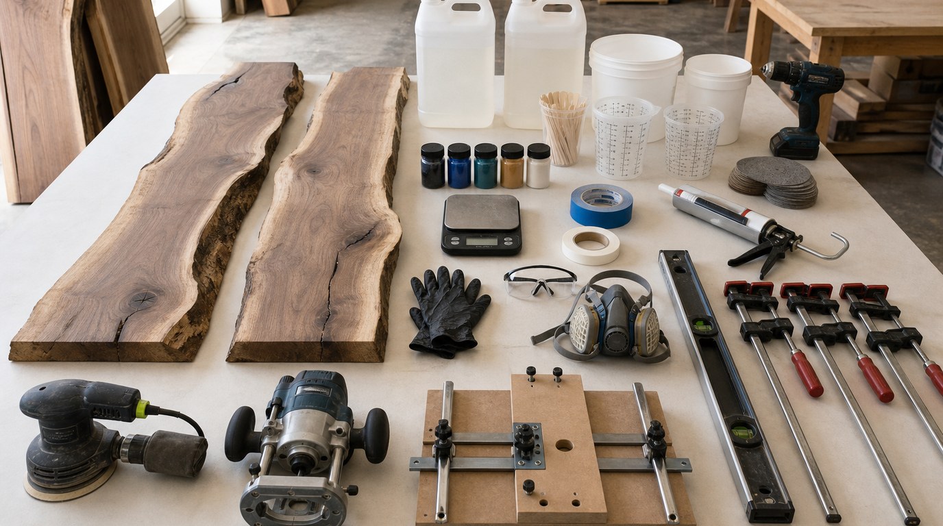 DIY Epoxy River Console Table With TK Fareed: Step-by-Step Build Guide - Image 1