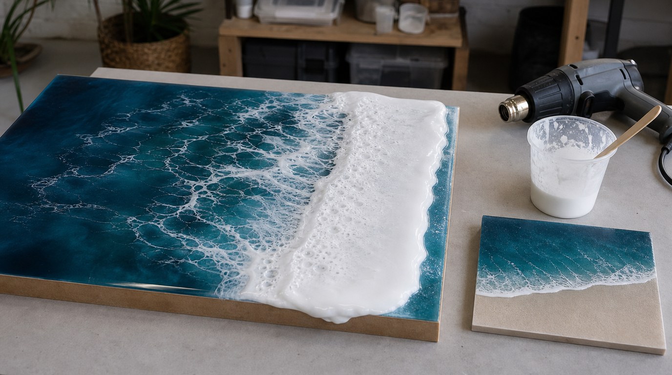 5 Tips for Creating Resin Ocean Waves With Jenna Derrenbacker - Image 2
