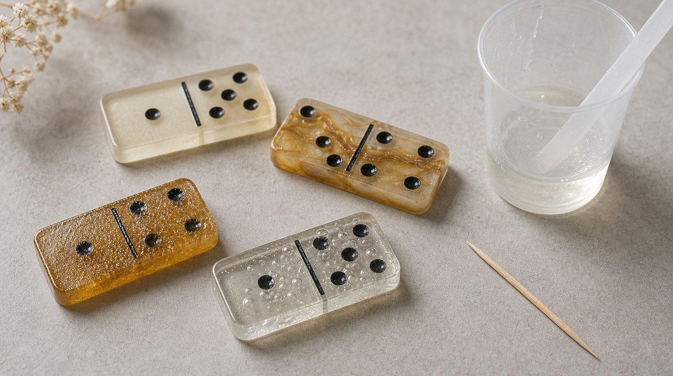 Resin Domino Tutorial With Annie Morcos: Step-by-Step Casting Guide - Image 2
