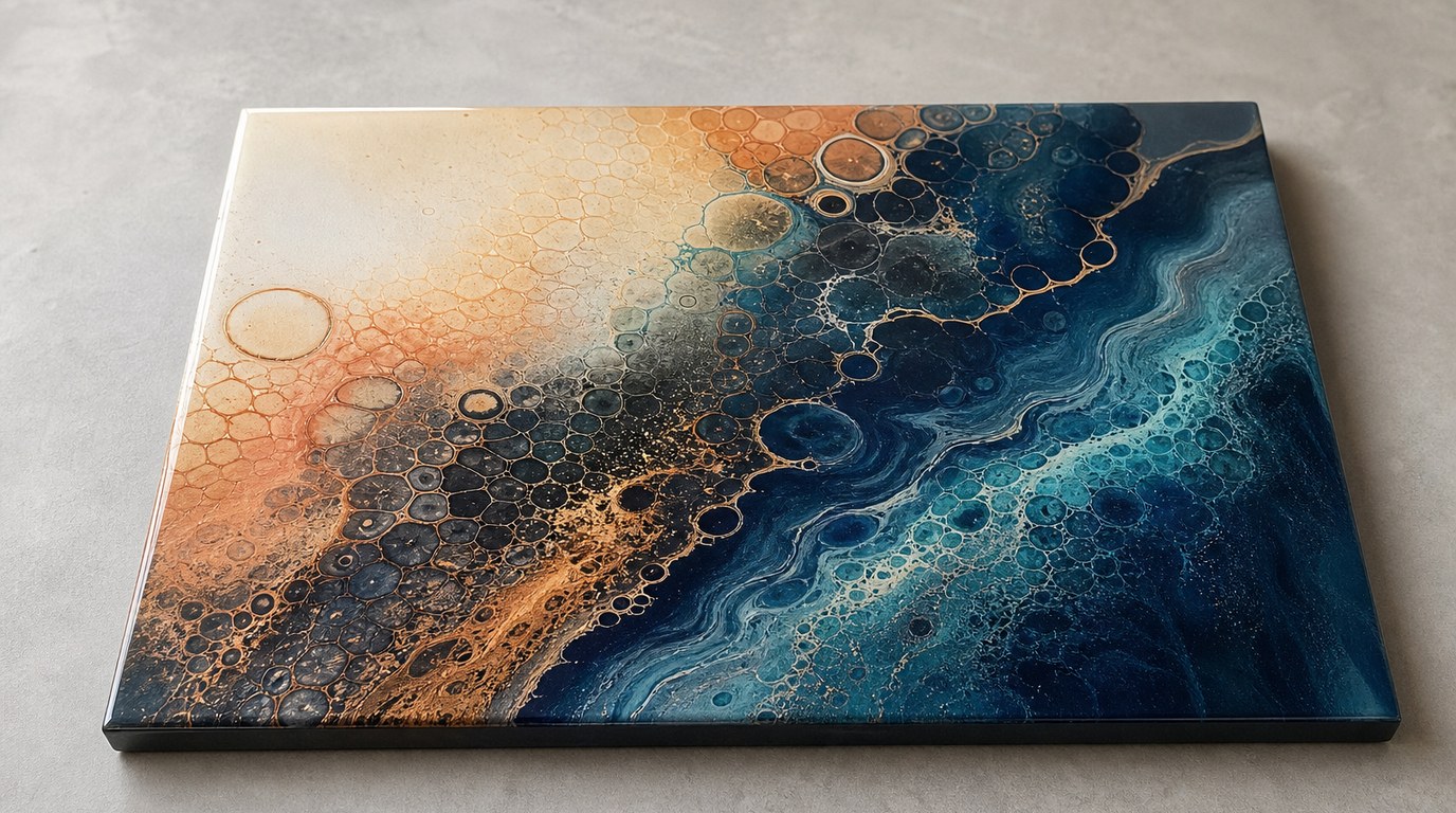 Learn How to Create a Soap Spray Paint and Resin Painting - Image 2