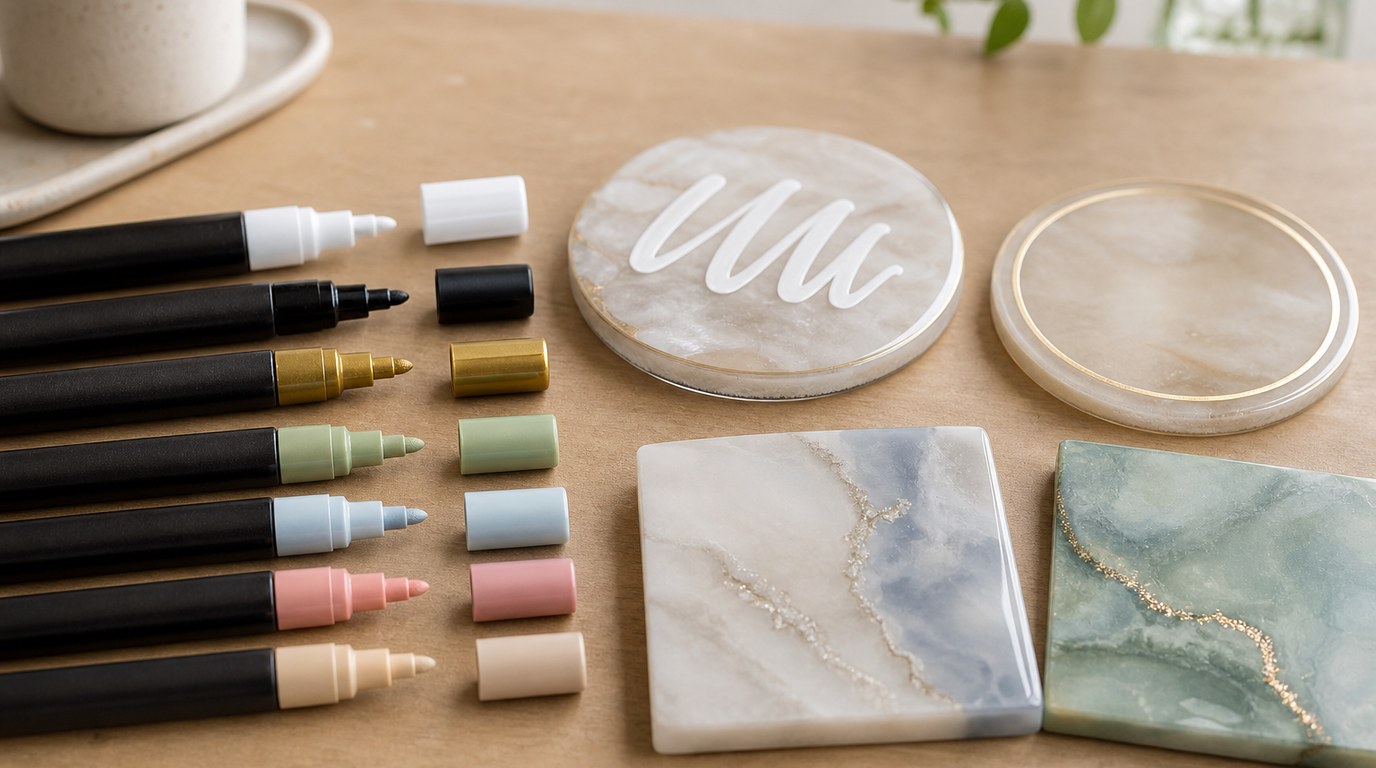 Paint Marker Tutorial: How to Draw and Seal Designs on Resin - Image 1